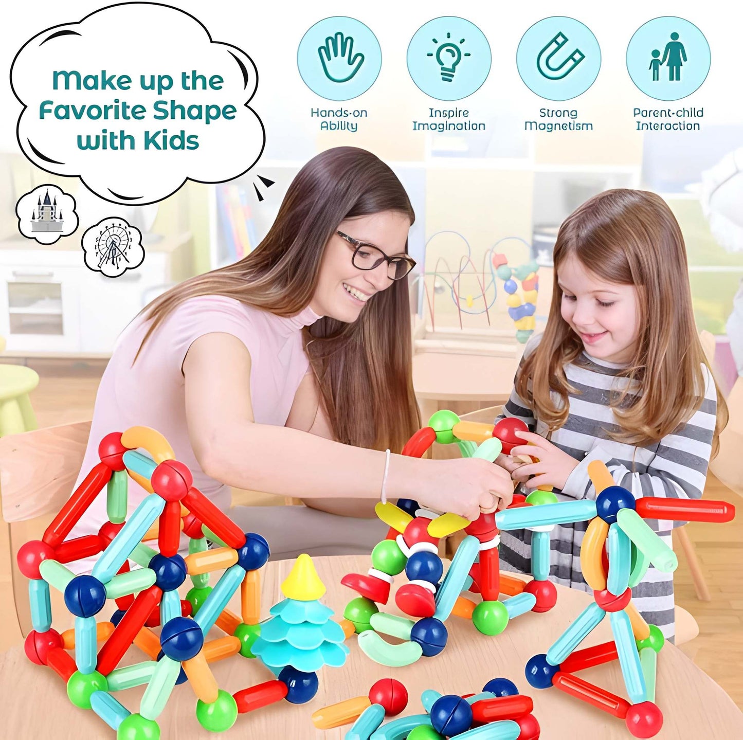 Magnetic Sticks Building Blocks