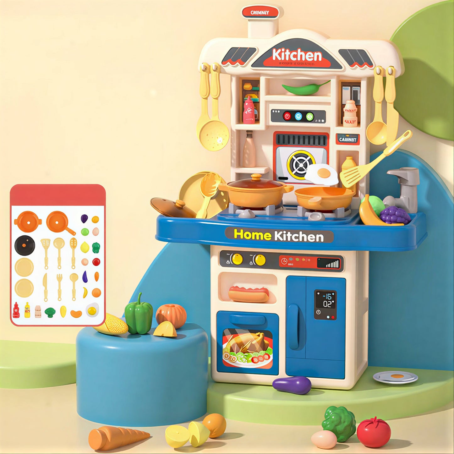 50 Pcs Kitchen Set Toys