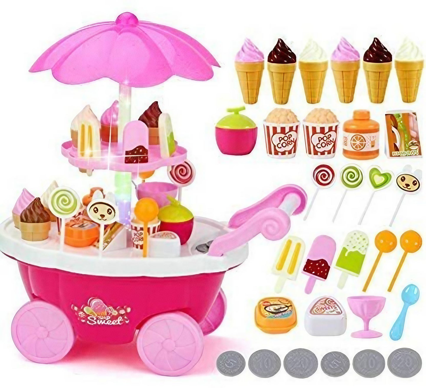 Luxury Sweet 39 pcs ice cream - Without Music & Light