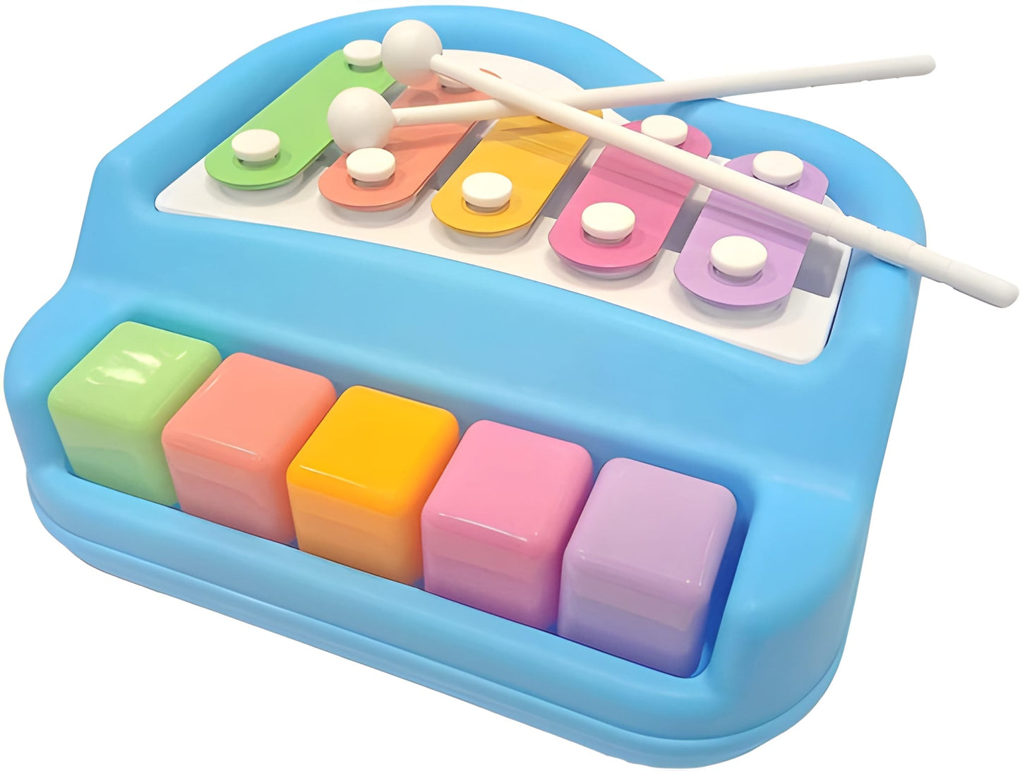 2 in 1 Xylophone and Piano Toy