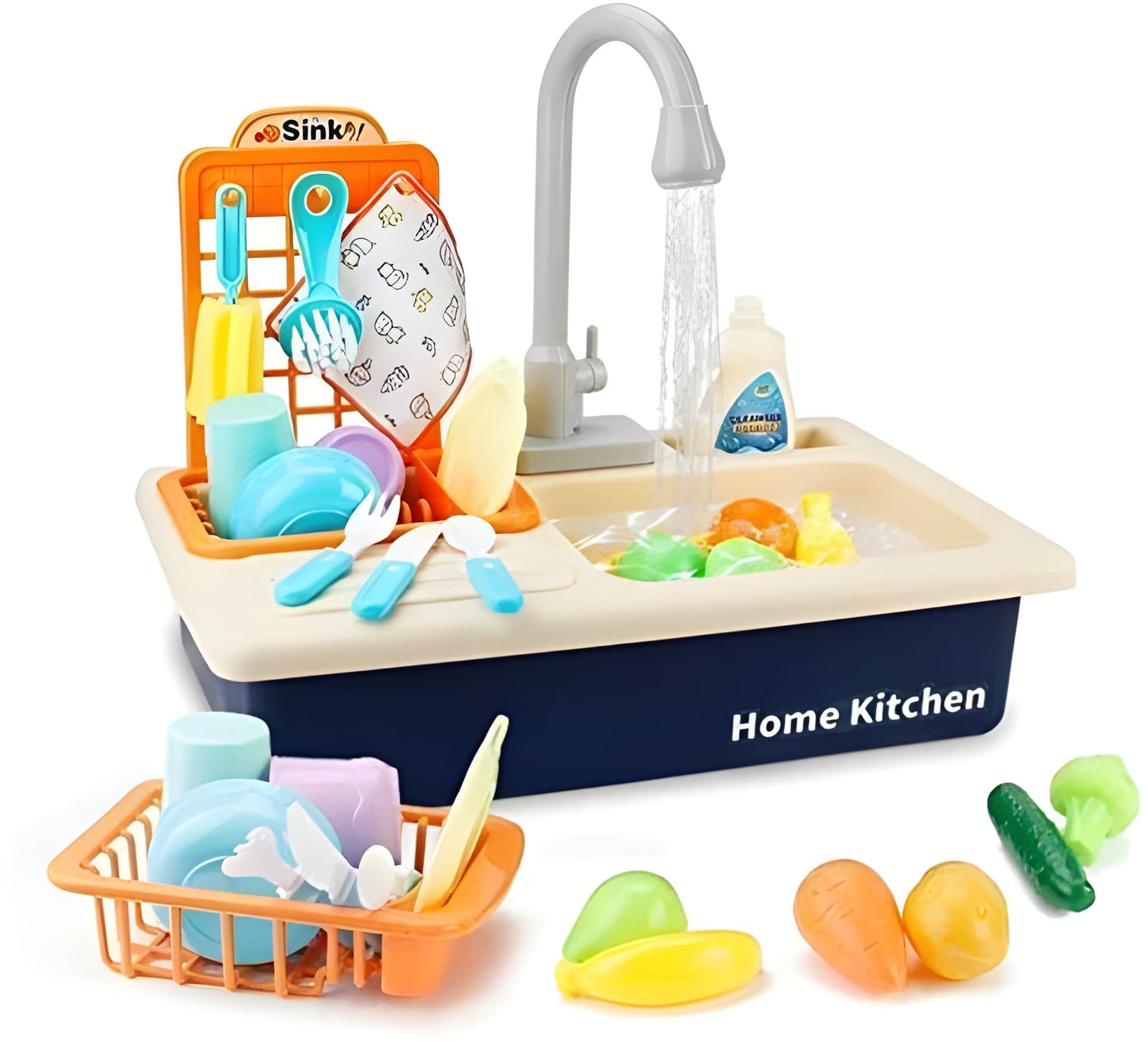 Sink Dishwasher Kids Play Kitchen