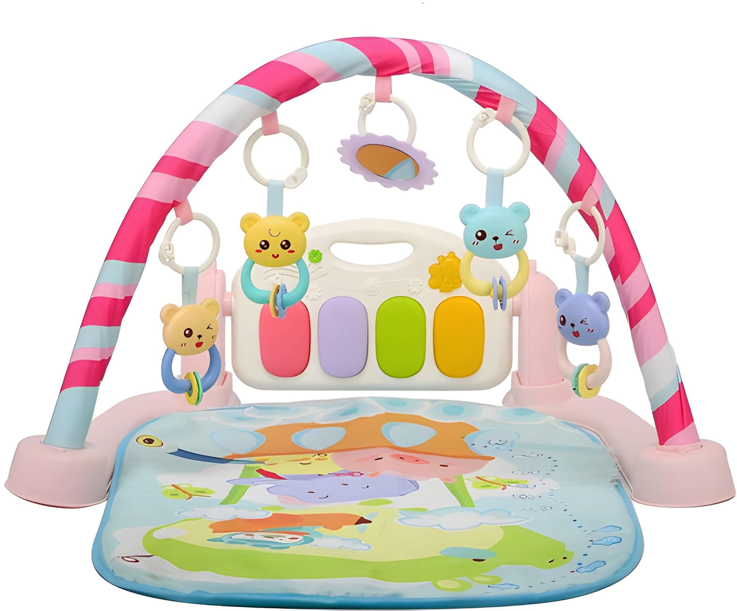 5 in 1 Indian Musical Keyboard Mat Piano Gym
