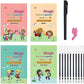 Sank Magic Practice Copybook (4 BOOKS + 10 REFILL)