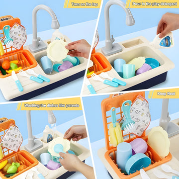 Sink Dishwasher Kids Play Kitchen