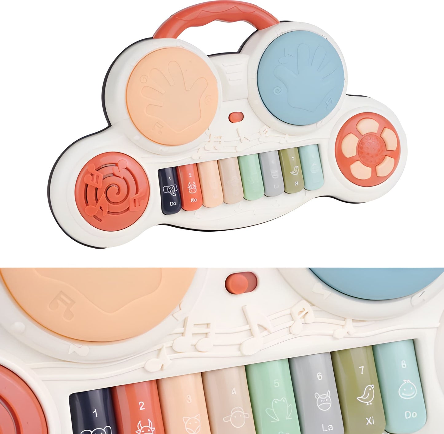 Drum Piano Musical Toy