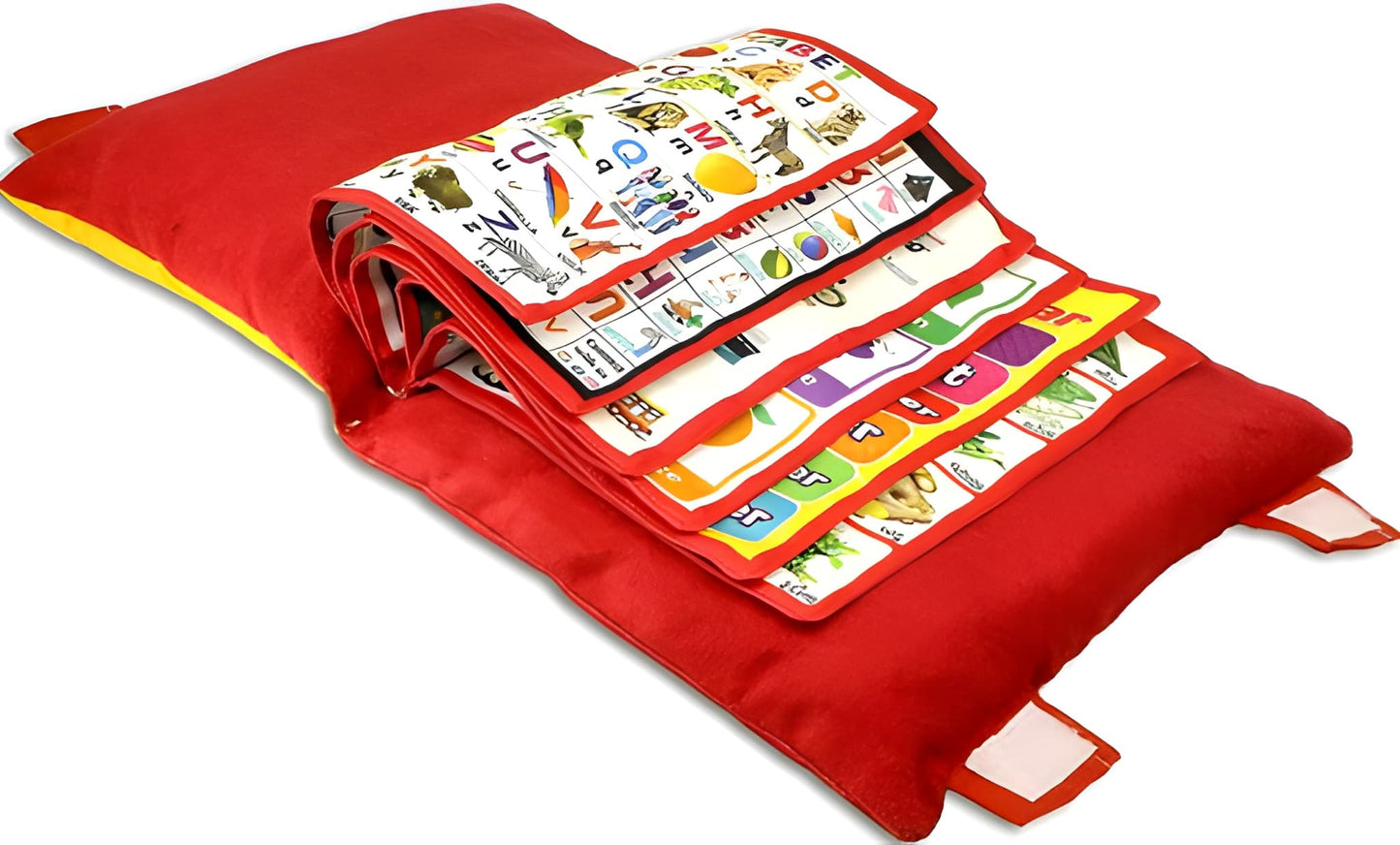 Learning Pillow Cloth Book with English and Hindi