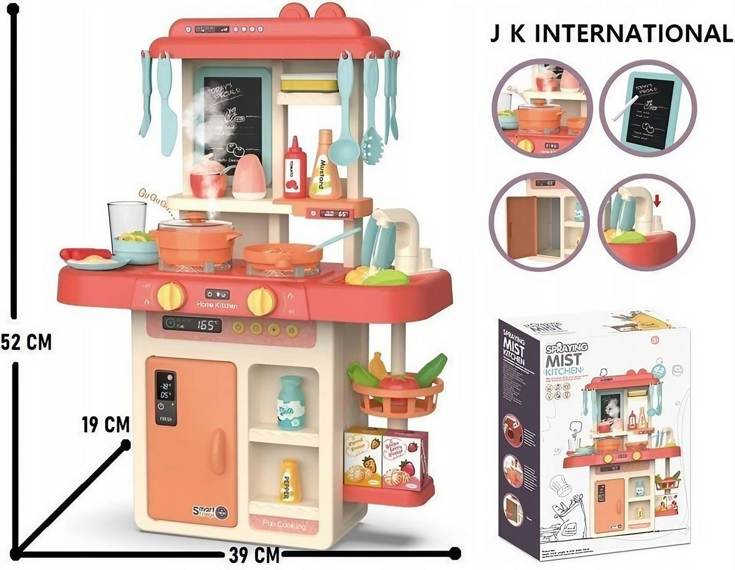 42-Piece Kitchen Set, Music,Real Water Tap