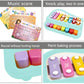 2 in 1 Baby Piano Xylophone Toy, 8 Multicolored