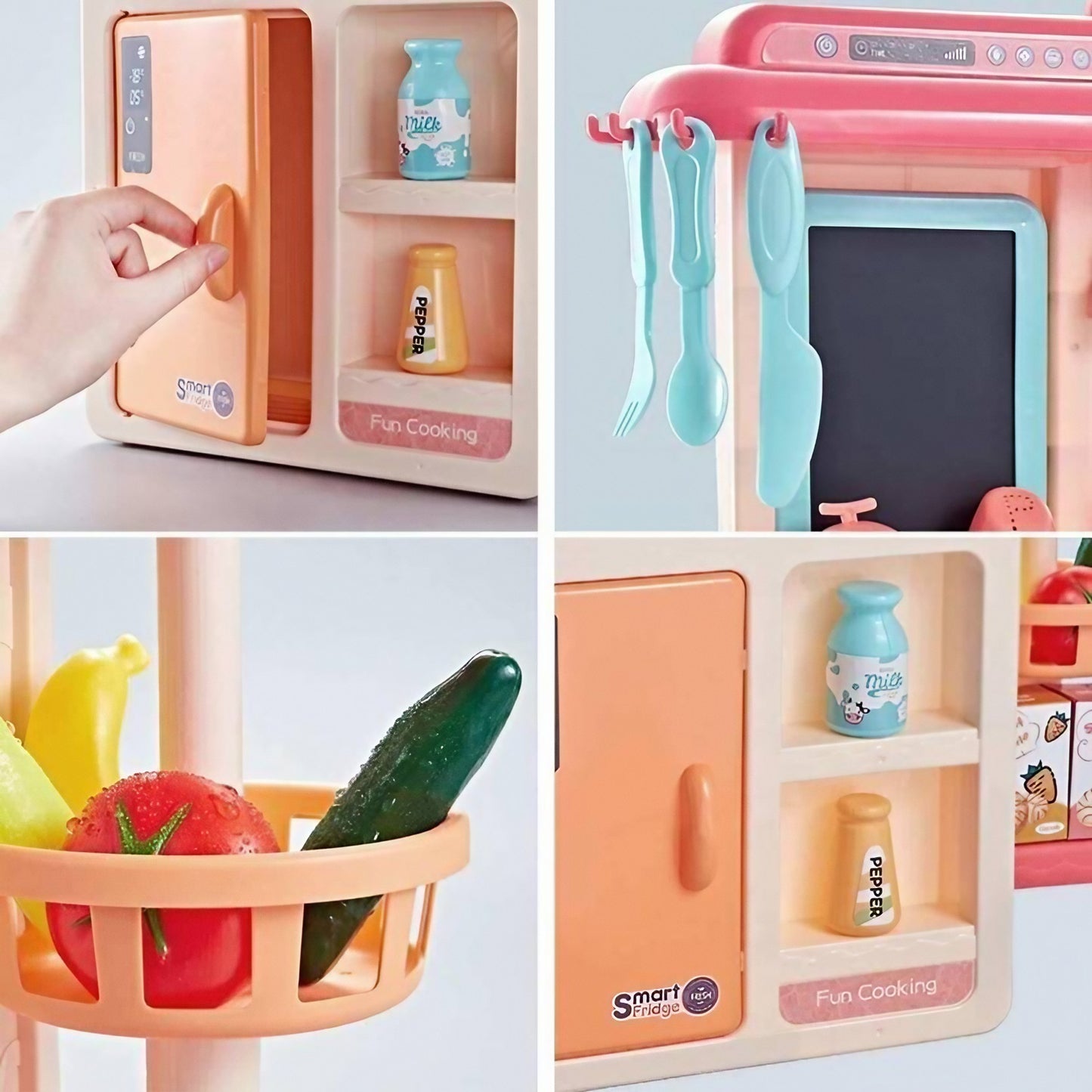 42-Piece Kitchen Set, Music,Real Water Tap