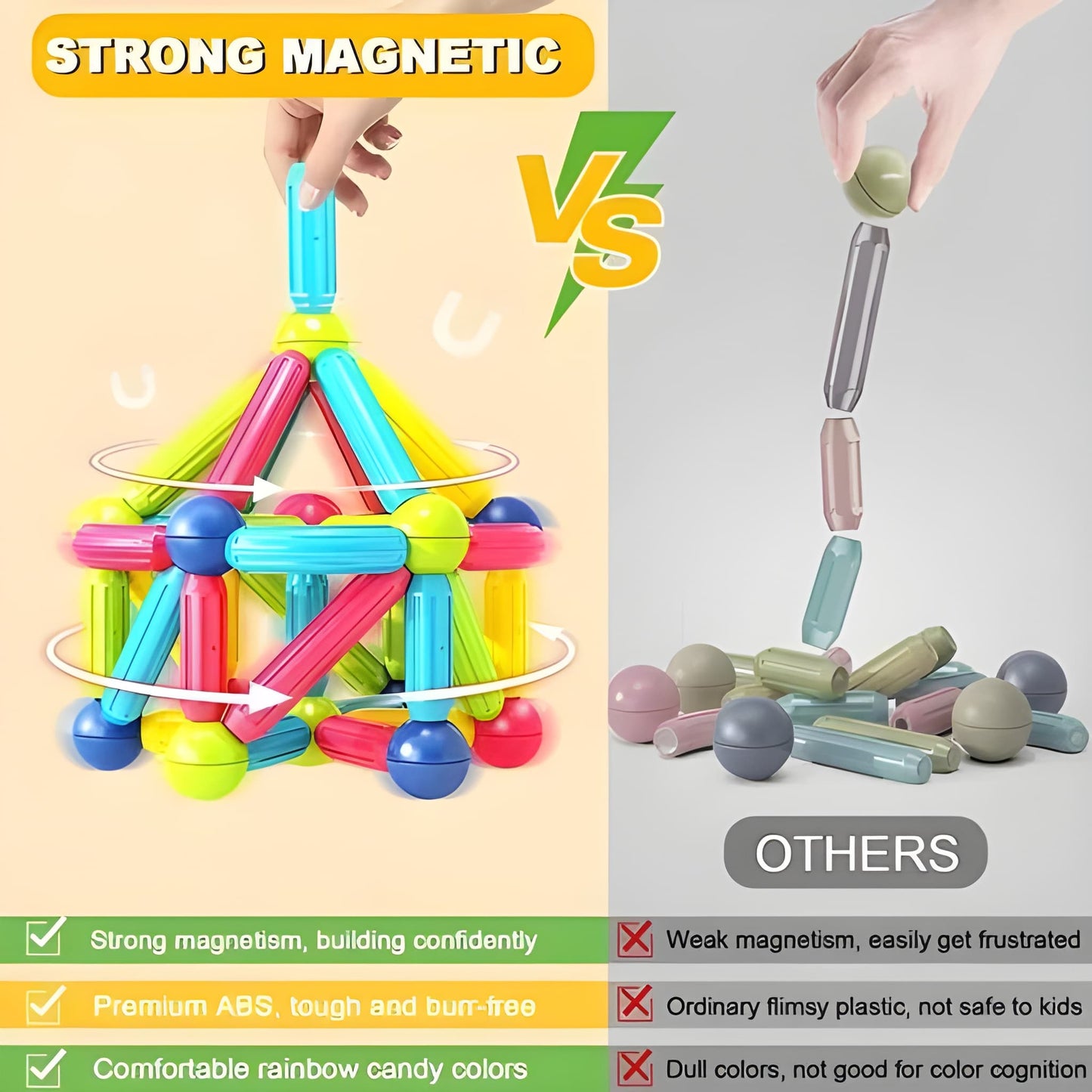 Magnetic Sticks Building Blocks