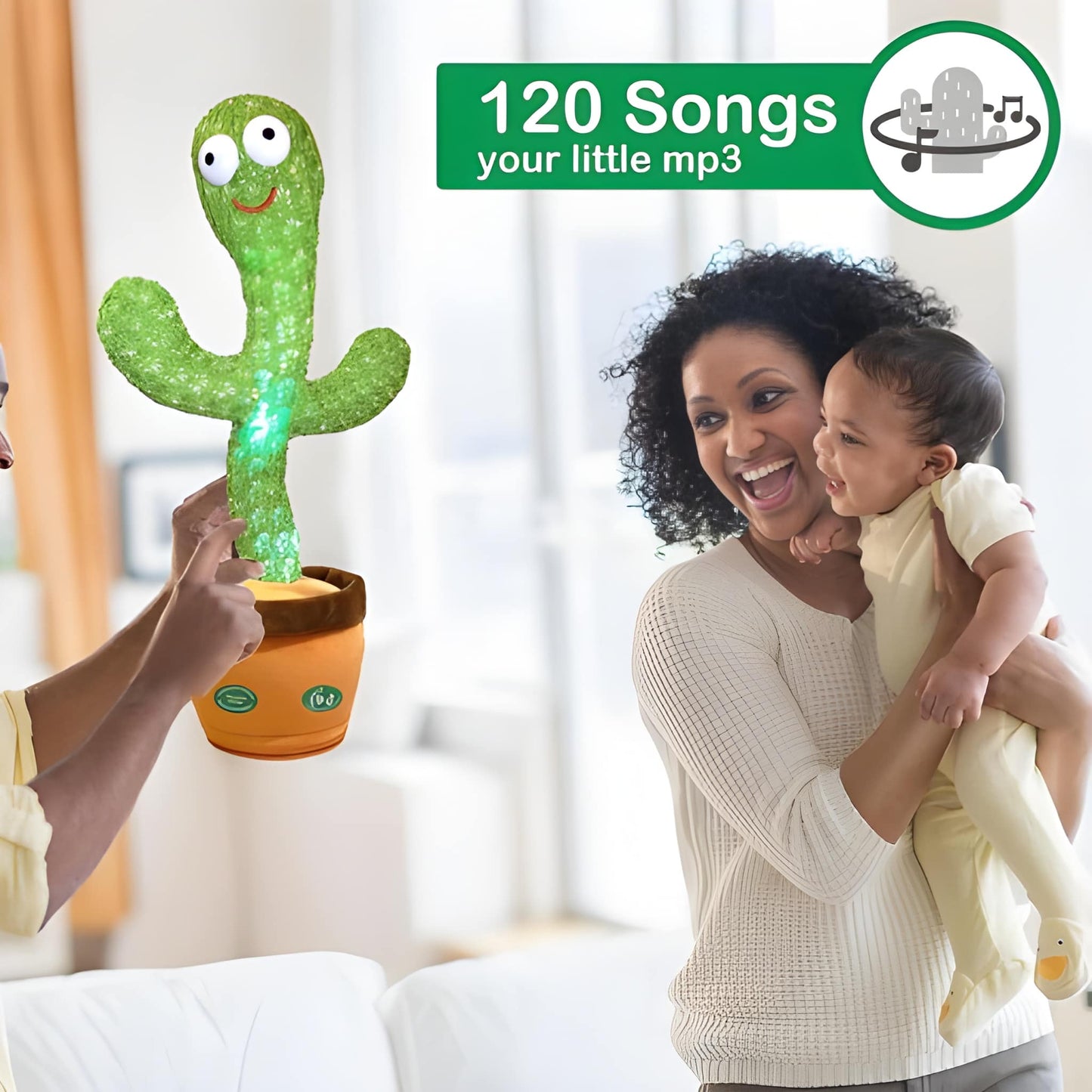 Rechargeable Toys Talking Cactus
