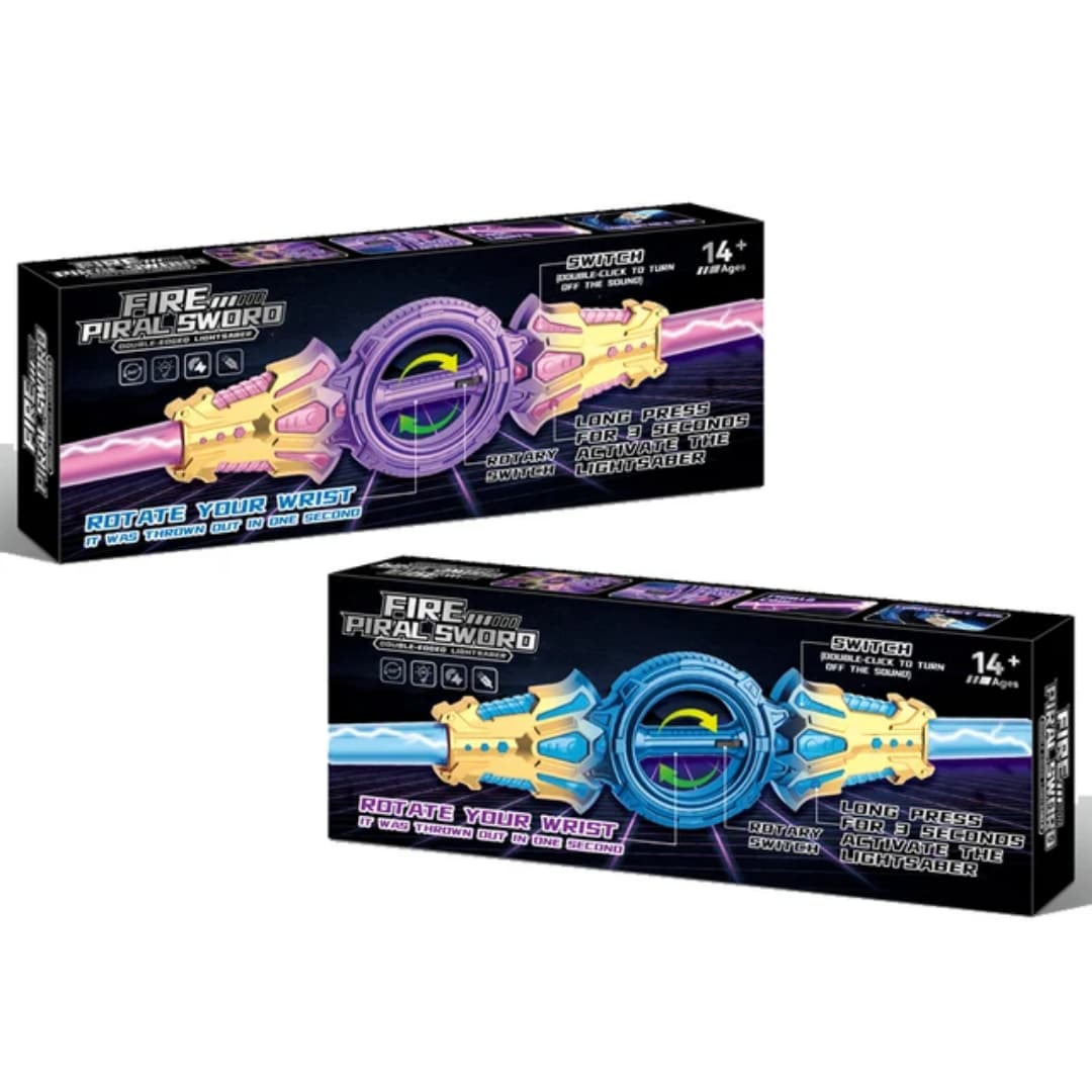 Fire Spin Sword Double-Edged