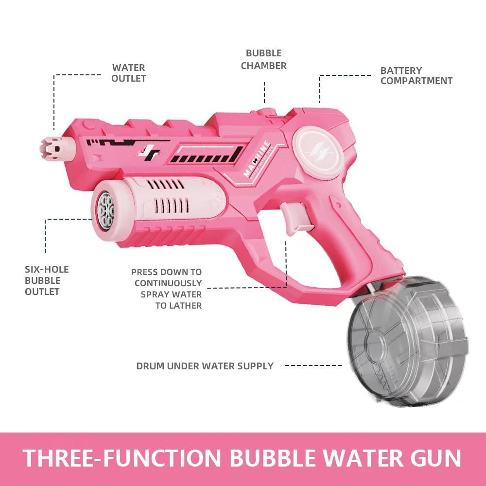 Automatic Bubble Machine & Water Gun Toy