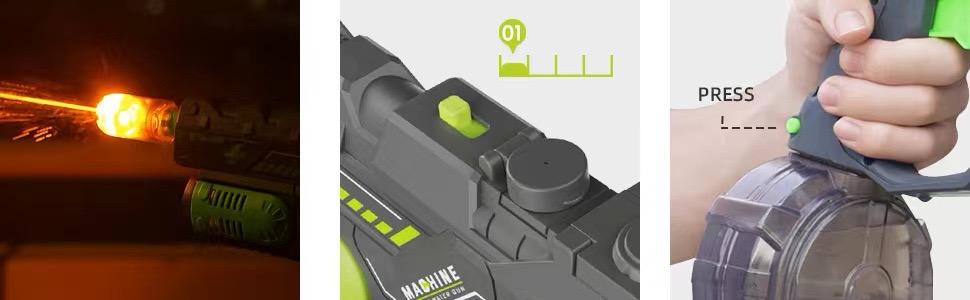 Automatic Bubble Machine & Water Gun Toy