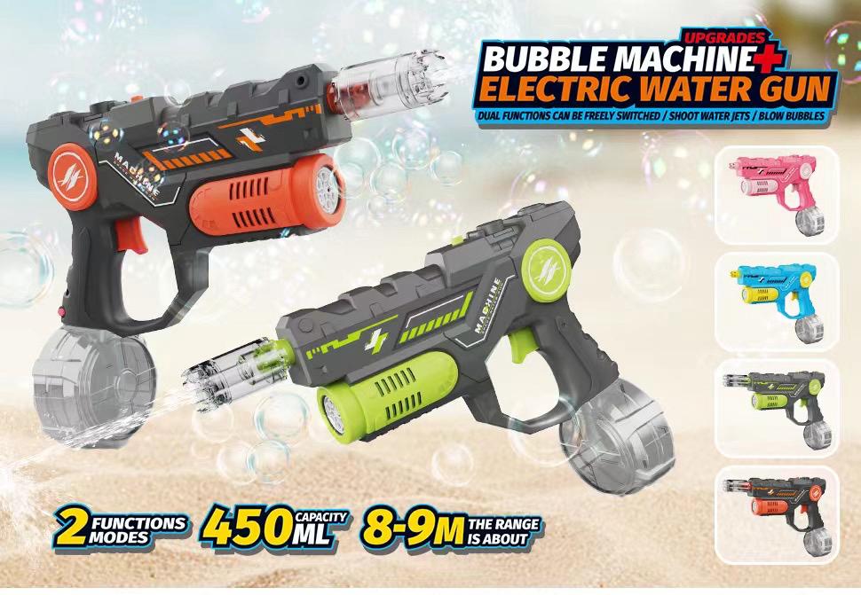 Automatic Bubble Machine & Water Gun Toy