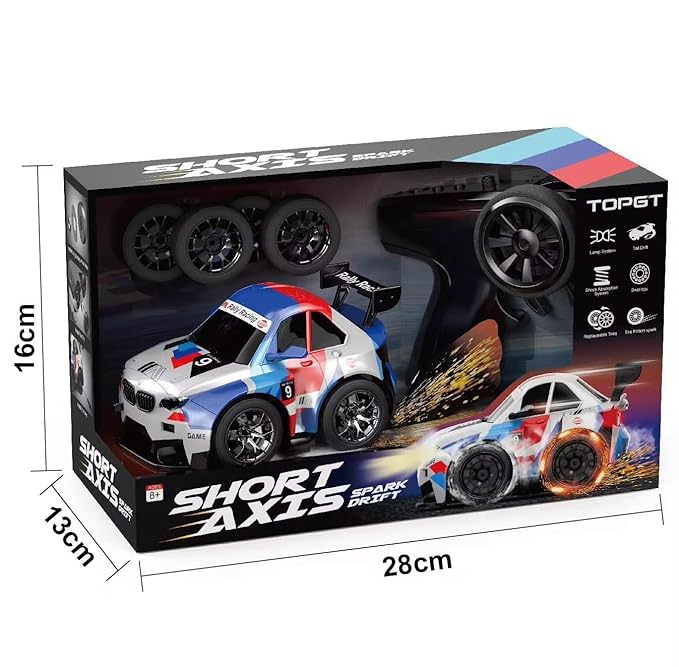 High-Speed RC Drift Car with Spark Effect